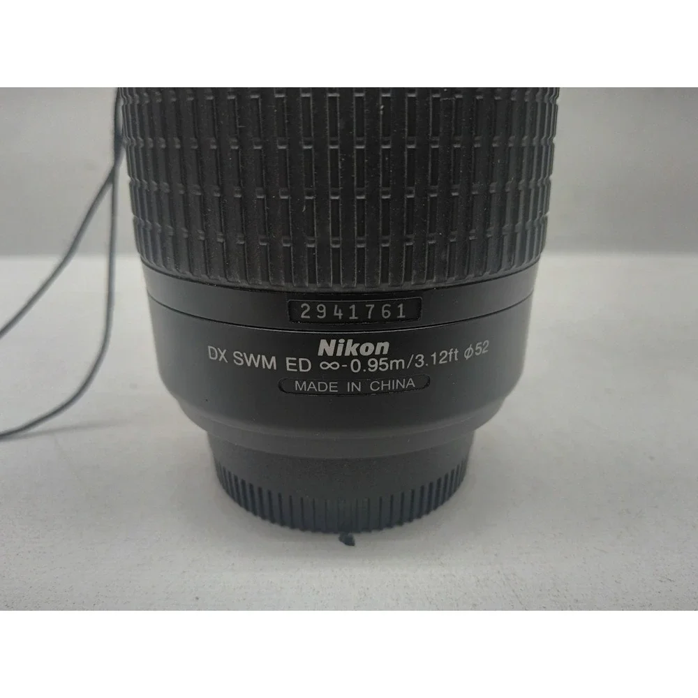 Nikon DX / AF-S Nikkor 55-200mm / Auto Focus - Silent / SWM ED 0.95M/3.12ft Lens